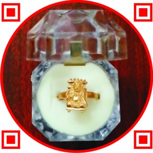 S9034-32 – Aadhyathmik Guru Raghavendra Aimpon Modhiram Panchaloha Vungaram Panchdathu Ring Panchalogam Angooti