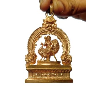 S9038-51 – Aadhyathmik Subrahmanya Pendant Panchalogam Panchaloha Panchdathu 3inch 52grams