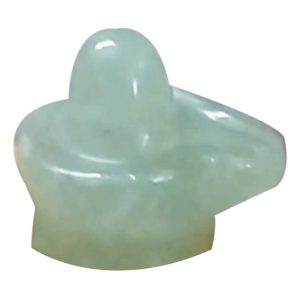 S9030-18 – Aadhyathmik Pachcha Shivling Marakatha Shiva Lingam Jaldhari UpaRathna 20mm 5grams