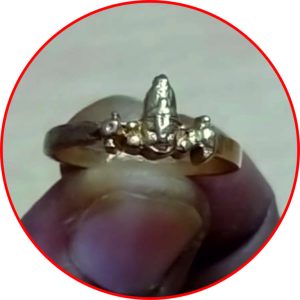 S9034-36 – Aadhyathmik Balaji Tirumala Tirupati Venkateswara Swamy Powerful Consecrated Aimpon Modhiram Panchaloha Vungaram Panchdathu Angooti Panchalogam Ring 2grams