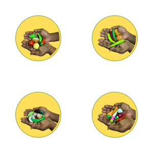 Miniature Vegetables Set | Terracotta Miniature Vegetables Set | A Unique Decoration Set | Showcase Items | Home Decor Collections | 25 Pieces Miniature Vegetables Set