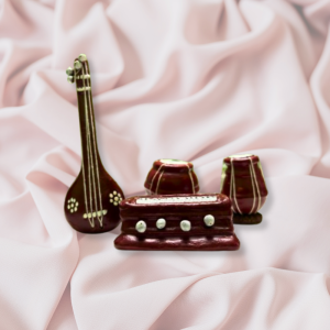 Terracotta Miniature Musical Instruments | Miniature Handmade Items | Showcase Items | Handcrafted Collectibles | Handcrafted Gifts | Clay Miniature Set | Terracotta Miniature Items