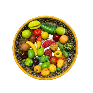 Miniature Fruits set | Terracotta miniature fruits set | Handcrafted Terracotta Fruits Decor Set | Show Case Items | 25 pieces miniature fruits set